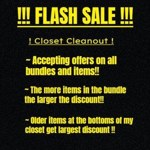 TAKING ANY OFFER-CLOSET CLEANOUT!!!